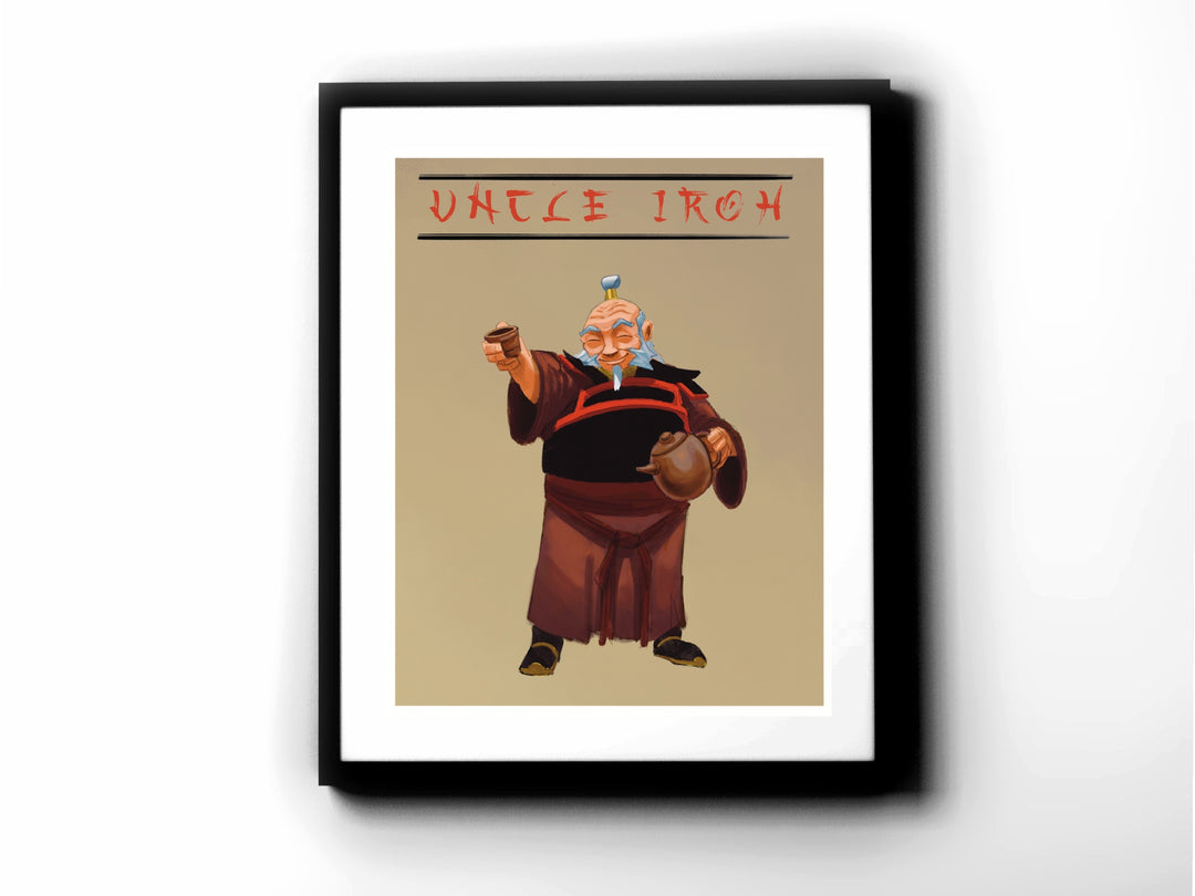 Avatar: The Last Airbender - Uncle Iroh Premium Art Print - 11 x 14