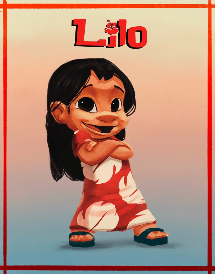 Lilo and Stitch - Jumba Premium Art Print - 11 x 14