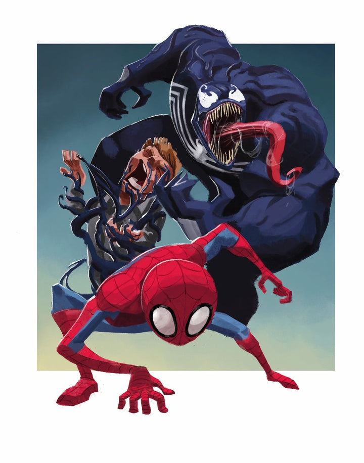 Spider-Man - Spider-Man vs. Venom Premium Art Print - 11 x 14