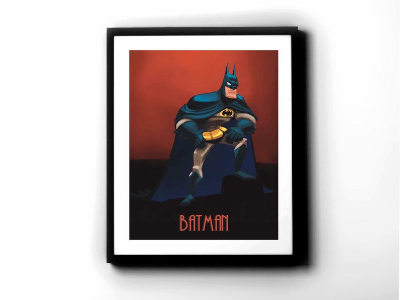 Batman: The Animated Series - Batman Premium Art Print - 11 x 14