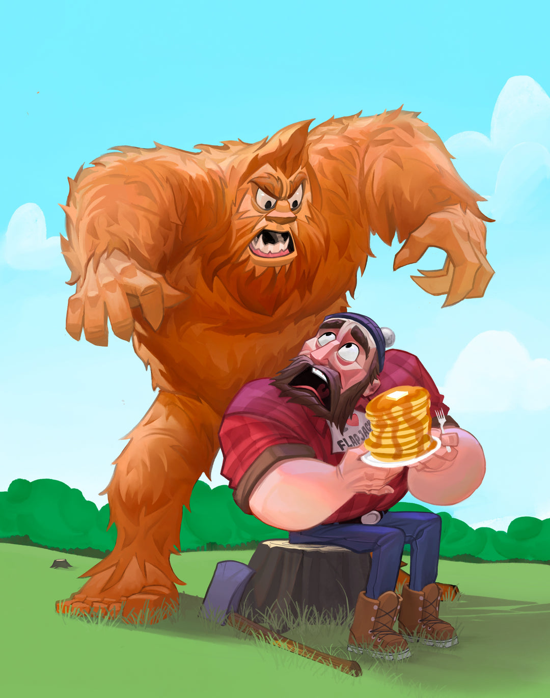 Official Flapjacks and Sasquatches: Dice Game Cover
