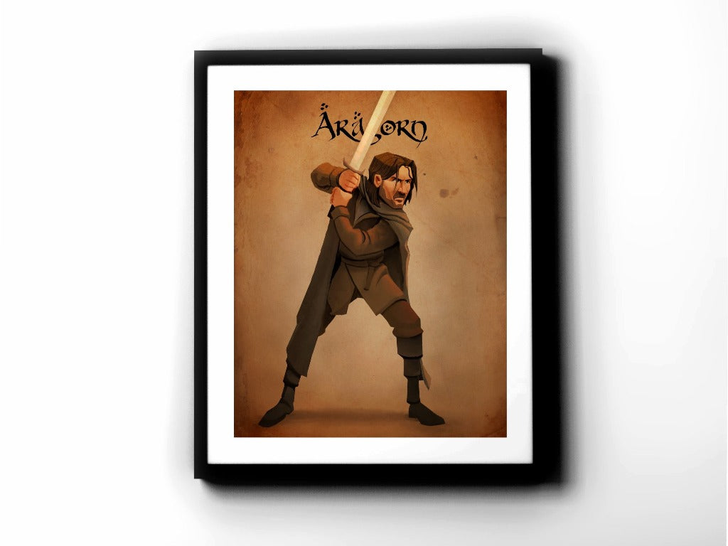 Lord of the Rings Aragorn 11 x 14 - Main Image