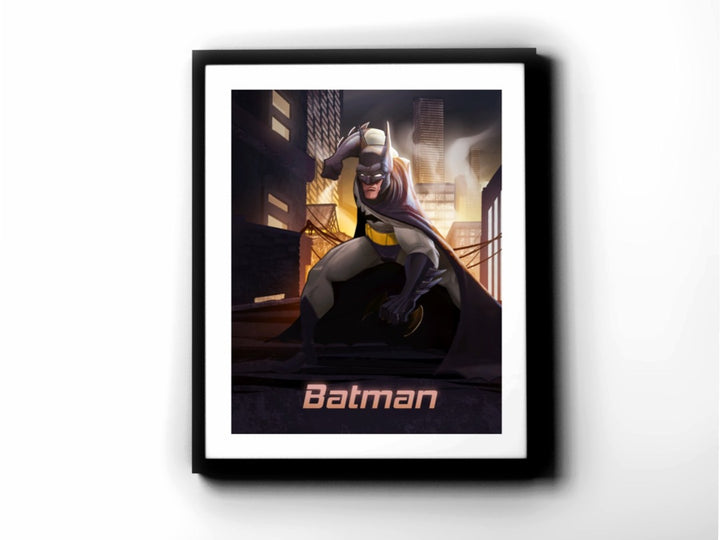 Justice League - Batman Premium Art Print - 11 x  14