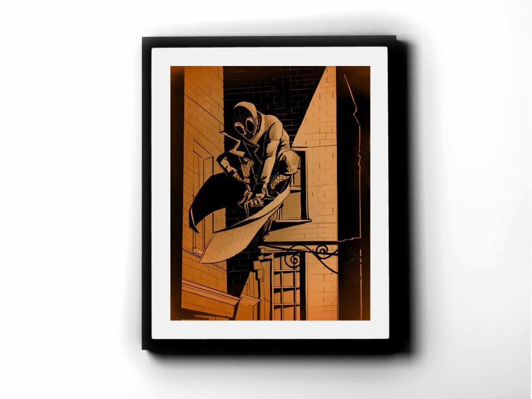 19th Century - Spider-Man Noir- 11 x  14