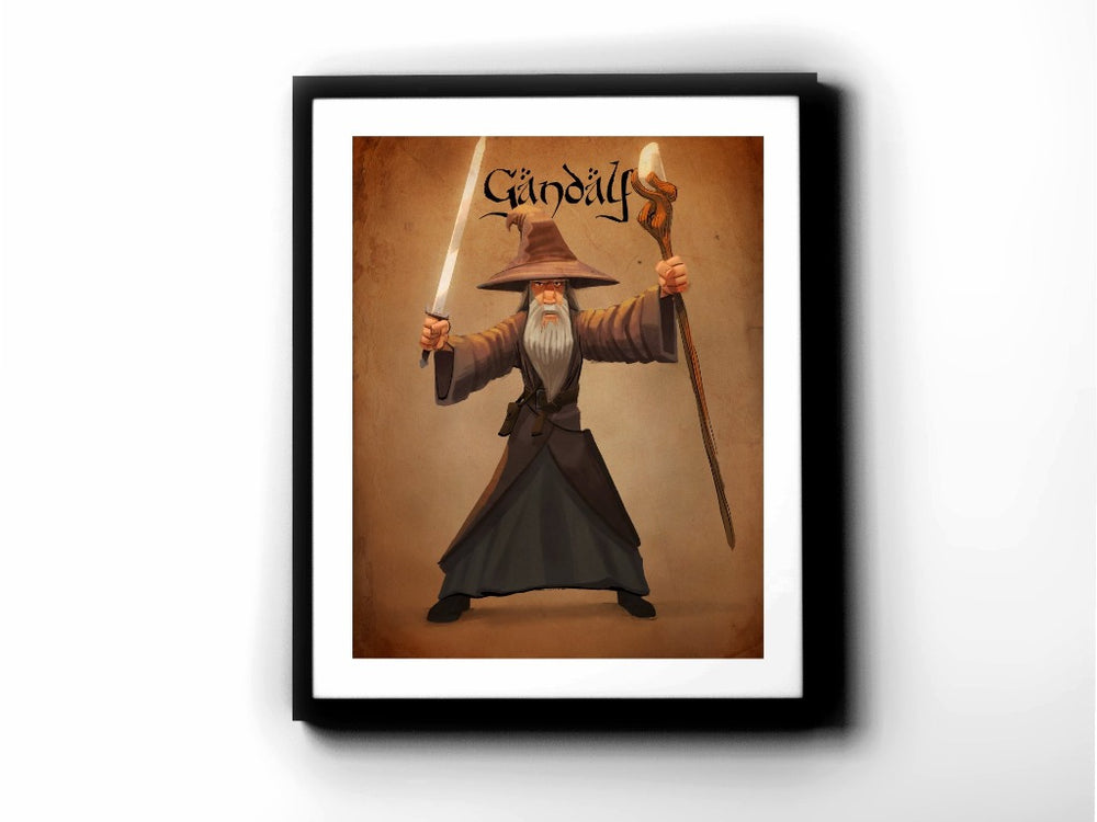 Lord of the Rings Gandalf 11 x 14