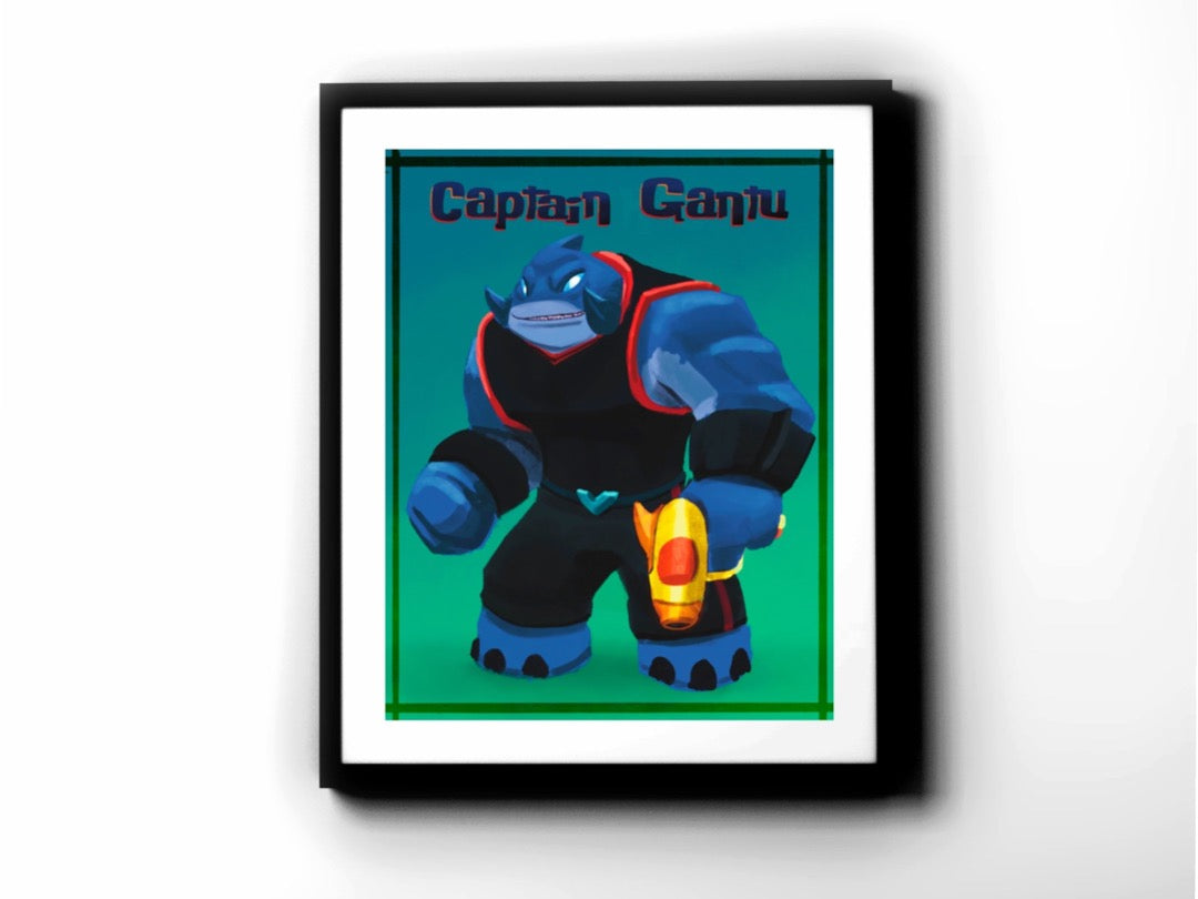 Lilo and Stitch - Captain Gantu Premium Art Print - 11 x 14