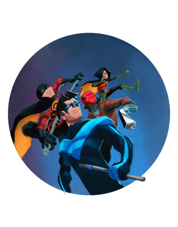 Batman Family - Robins - Gotham Knights - 11 x  14