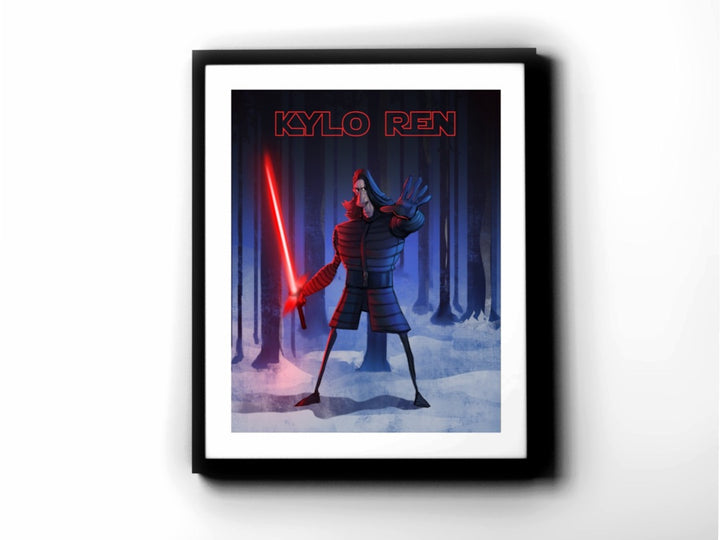 Star Wars - Kylo Ren Premium Art Print - 11 x 14