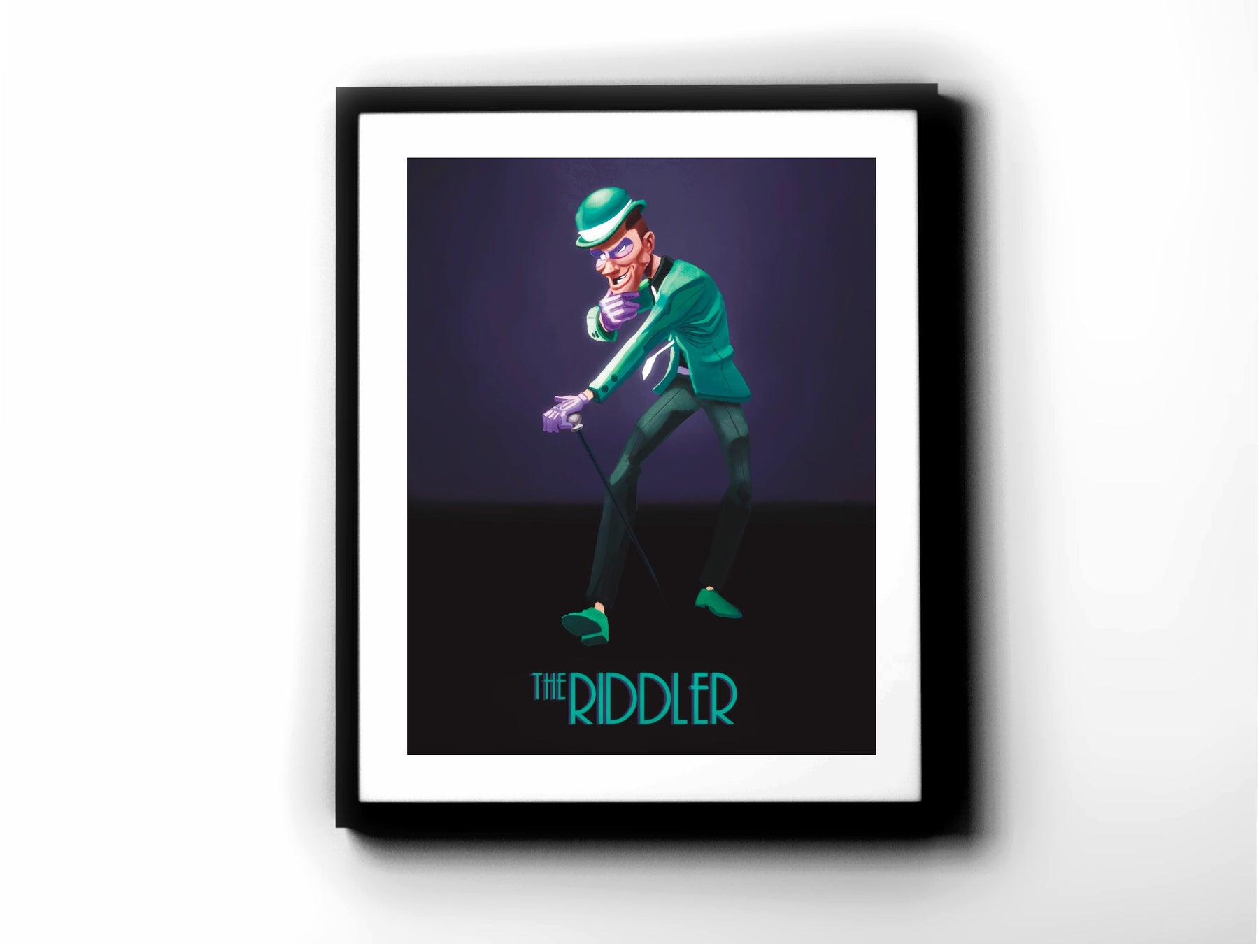 Comic Riddler Lock Screen Batman Animated Series Riddler