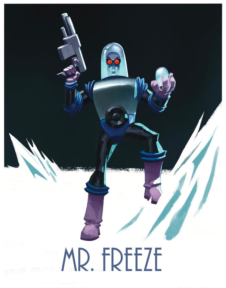 Batman: The Animated Series - Mr. Freeze Premium Art Print - 11 x 14
