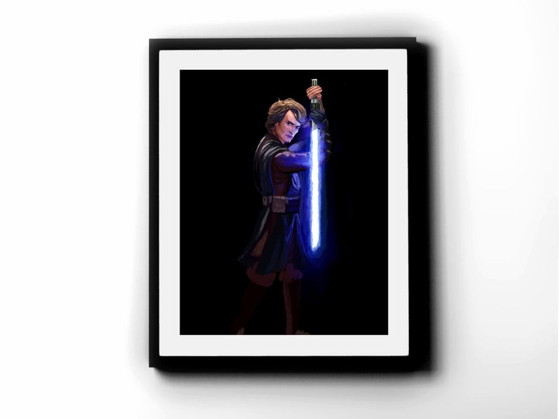Star Wars - Anakin Skywalker Premium Art Print - 11 x 14