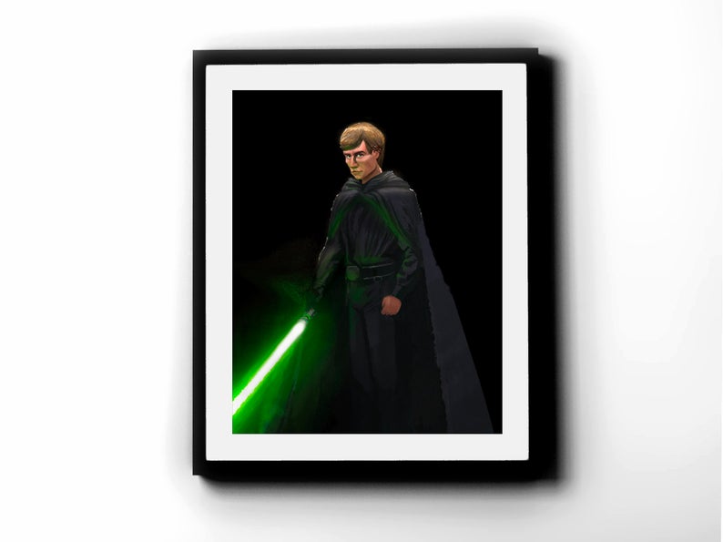 Star Wars - Luke Skywalker Premium Art Print - 11 x 14