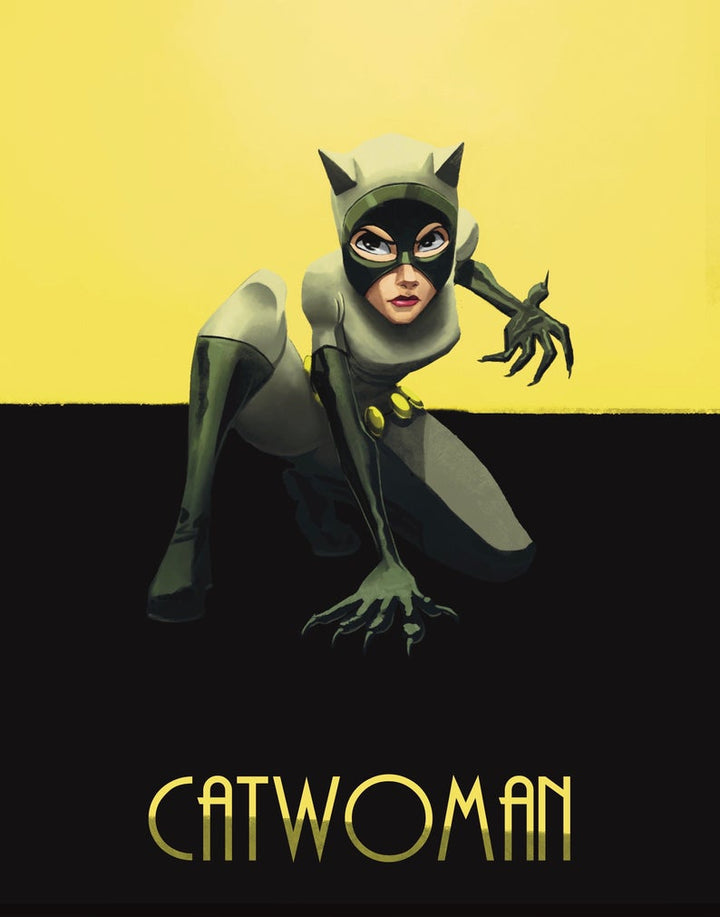 Batman: The Animated Series - Catwoman Premium Art Print - 11 x 14